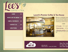 Tablet Screenshot of leescoffeetea.com